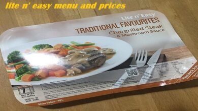 lite n' easy menu and prices