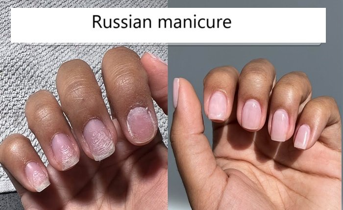 russian manicure